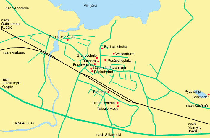 Viinijärvi Karte