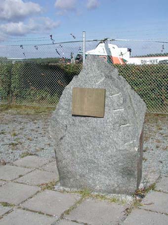 Flughafen-Gedenkstein
