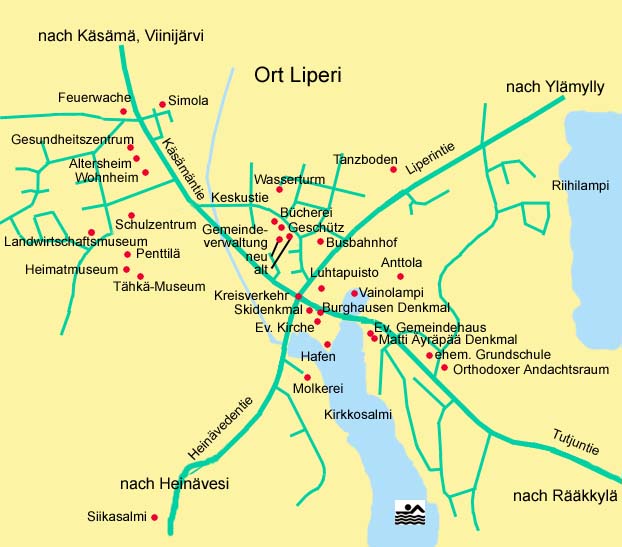 Liperi Karte